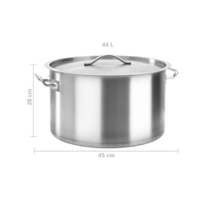 Oala 44 litri, marca Schmitter, 45 x 28 cm, oțel inoxidabil Oala 44 litri, marca Schmitter, 45 x 28 cm, oțel inoxidabil